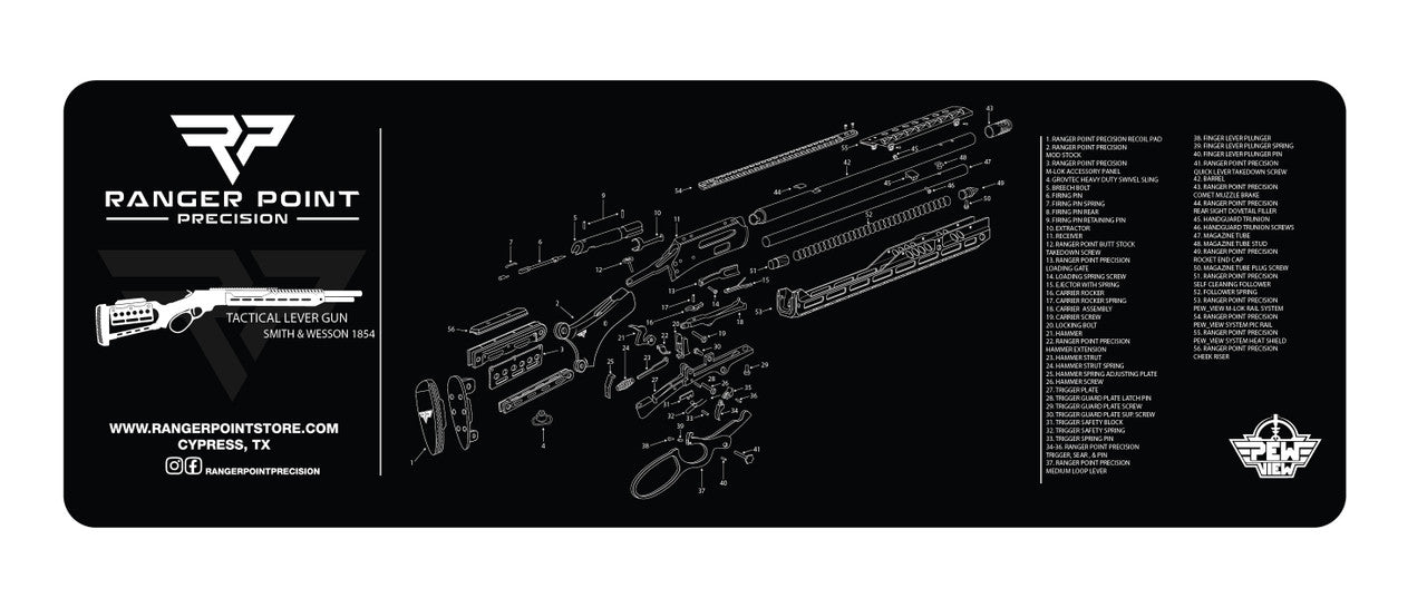 Rifle Cleaning and Maintenance Mat